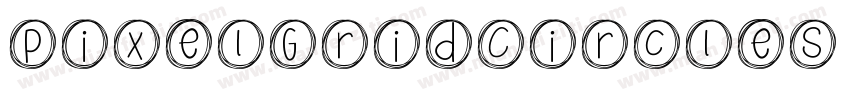 PixelGridCircleS 字体转换